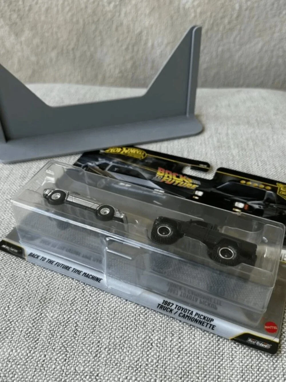 2026 Hot Wheels Premium 2 Pack, Back to the Future Time Machine & Toyota Pickup